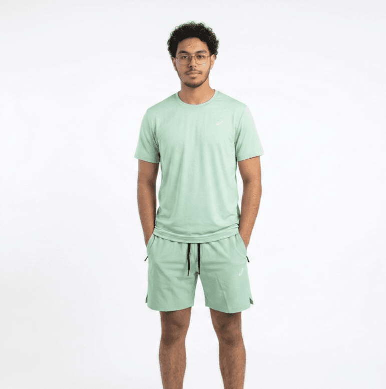 Ensemble ASICS ASC SPORT CHN26 BMPR L vert d'eau