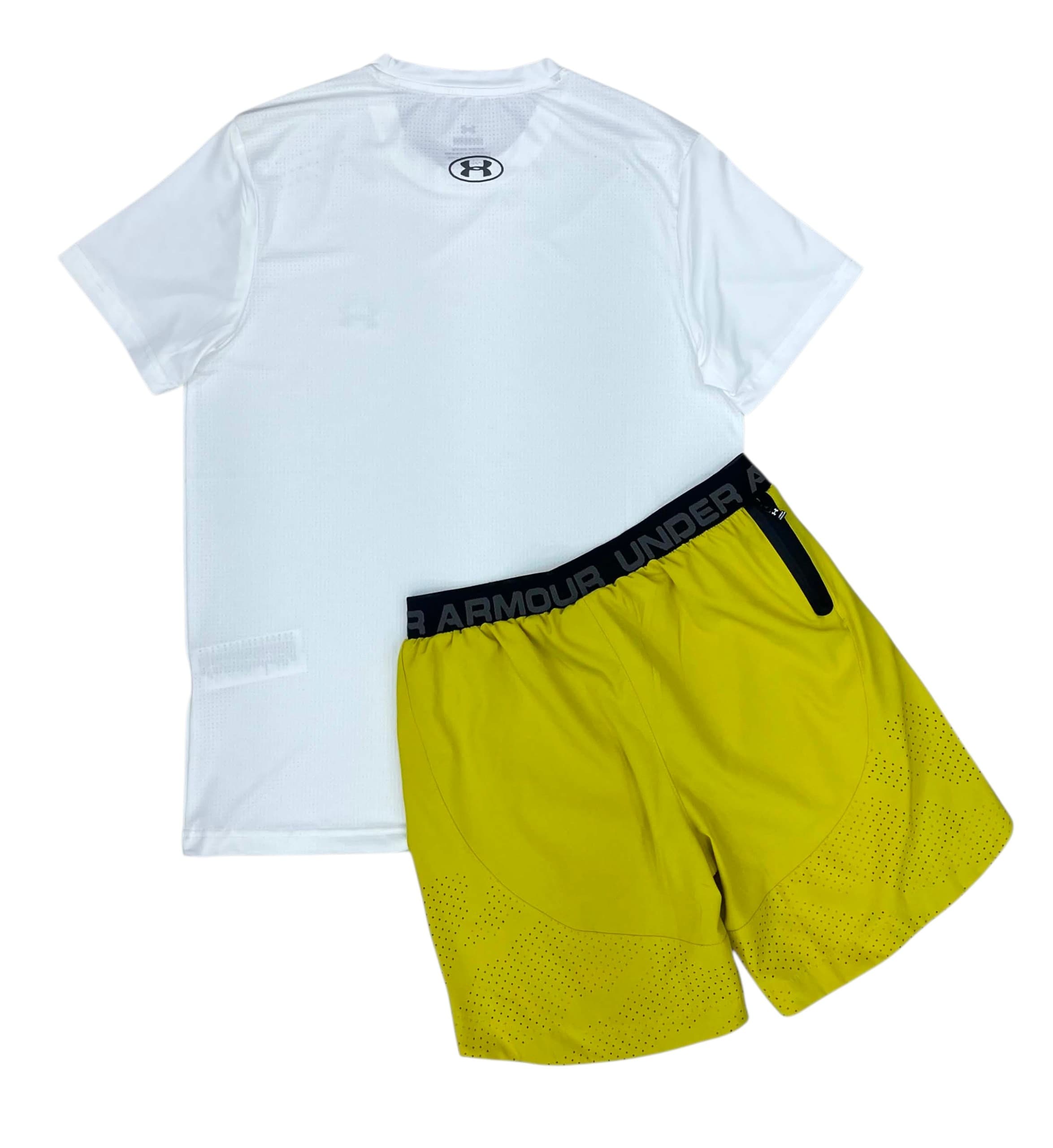 Ensemble UNDER AR SPORT SHRT26 BMPR XL BLANC