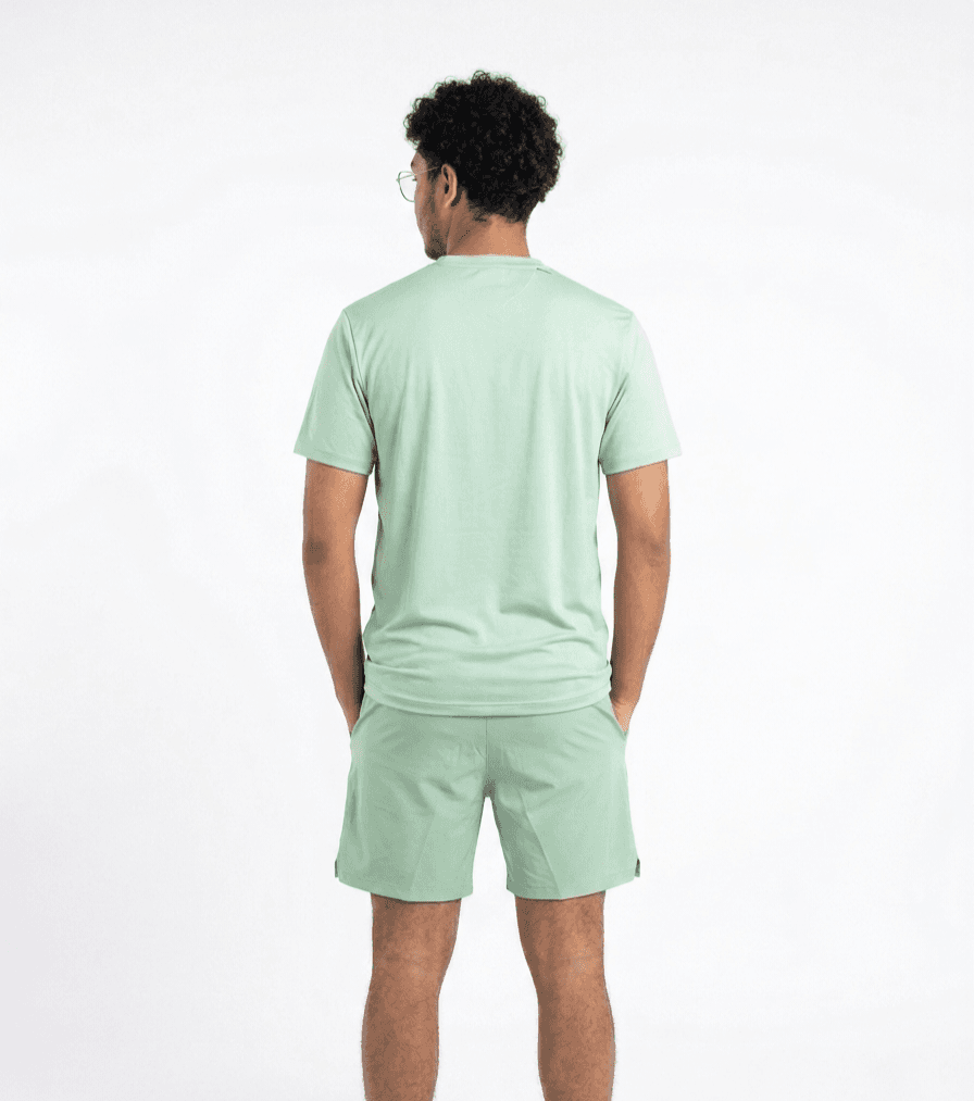 Ensemble ASICS ASC SPORT CHN26 BMPR L vert d'eau