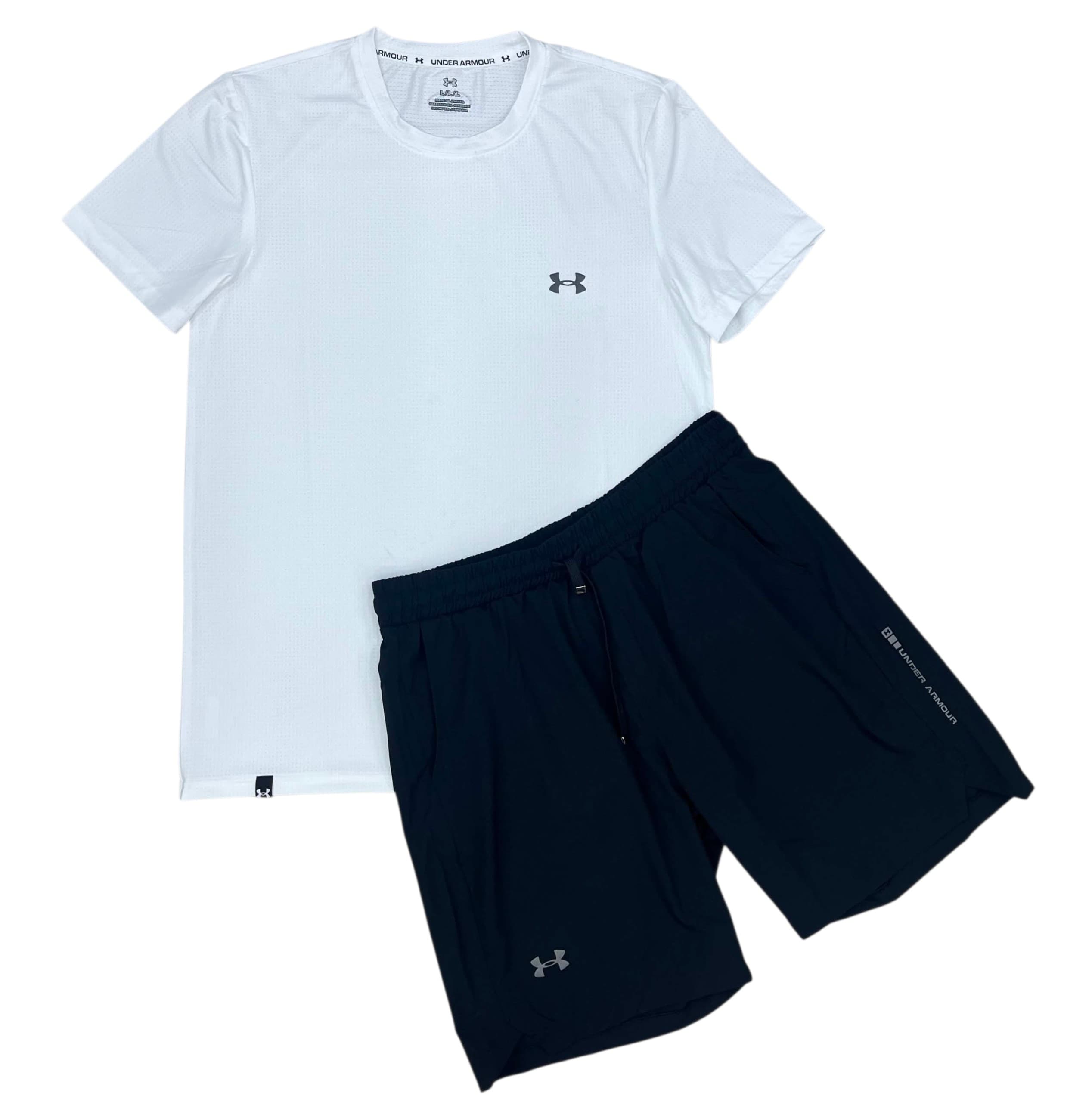 Ensemble UNDER AR SPORT SHRT26 BMPR XL BLANC